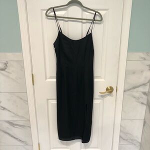 Abercrombie & Fitch black slip dress